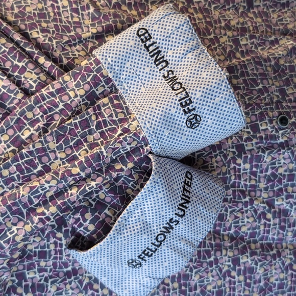 Fellows United Purple Patterned Shirt - Picture 6 of 11